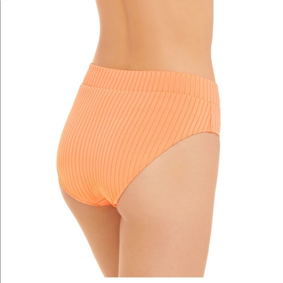 Textured High Waist Bikini Swimsuit Bottom Juniors - Picture 2 of 2